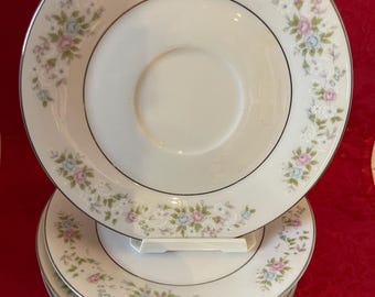 Six Sango Majesty Fine China Cannes #8078 Bread Cake Salad Plates 6-1/4” New