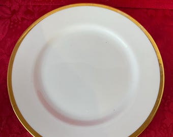 Vintage The Cellar Monno Bangladesh 1995 White Gold Rimmed Bread  Plate 7-1/2” Dinnerware