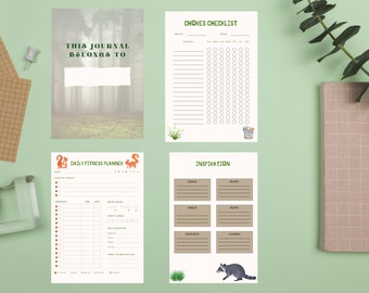 Self-Care Journal, Printable Self-Care Journal, Self Care Planner,