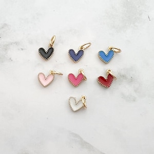 Charms for dog tags, heart charms, pet charms