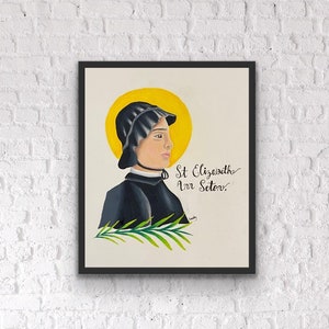 St. Elizabeth Ann Seton 8 x 10 Print