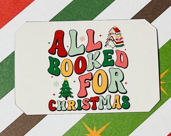 Imán Todo reservado para Navidad: ¡perfecto para los amantes de los libros!