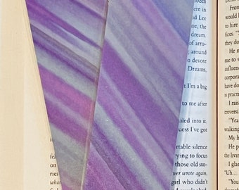 Marque-page violet recto-verso
