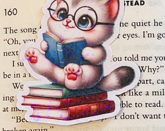 Purrfectly Adorable Cat Magnetic Bookmark
