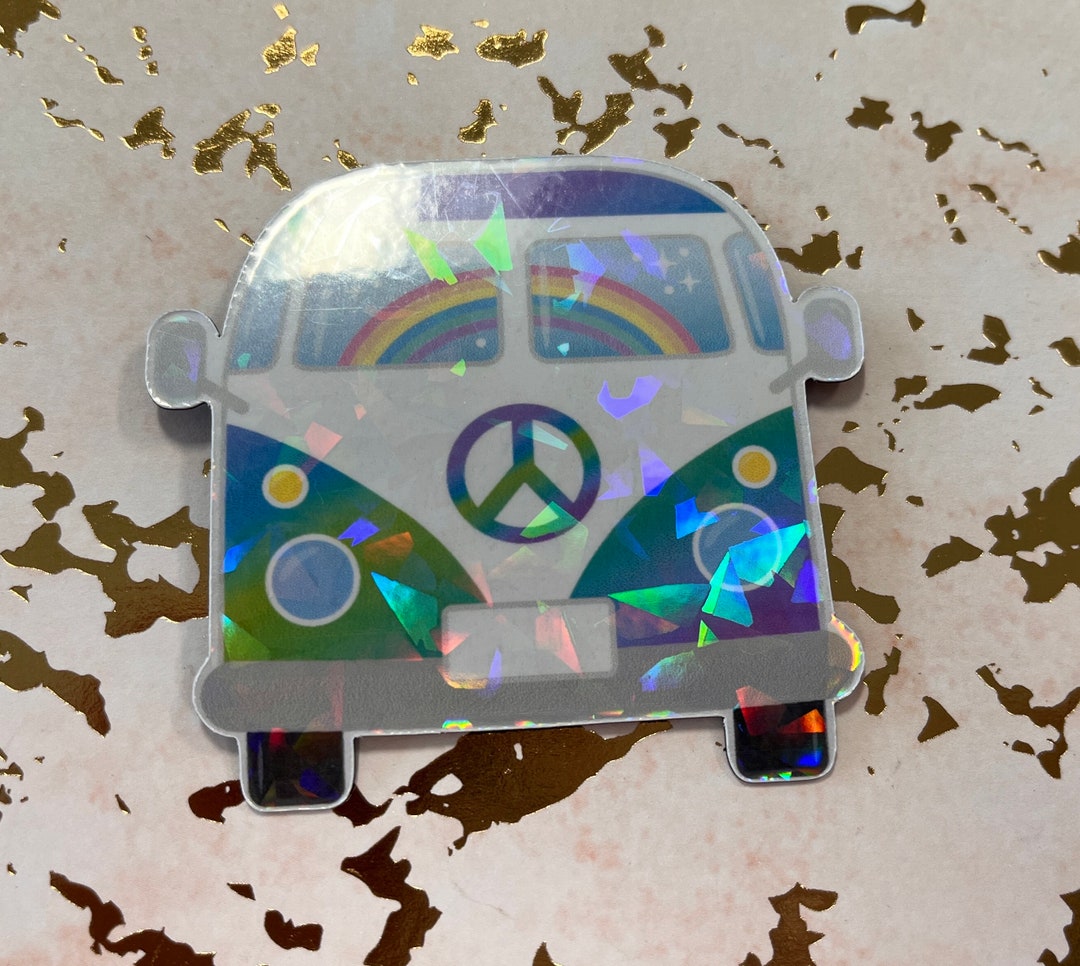 Purple VW Bus Magnet - Etsy