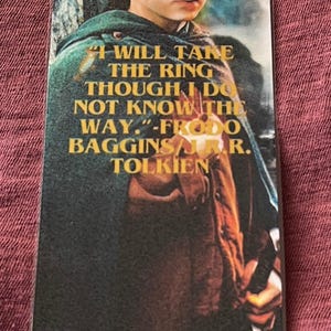 Frodo&#39;s Journey Bookmark – A Fellowship Essential