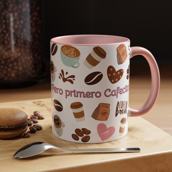 Pero Primero Cafecito Becher, Latein Becher, Mexikanischer Becher, Hispanic Geschenk, Spanisch, Latein, Latein, Navidad, Regalo