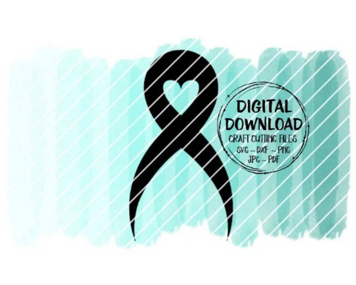 Awareness Ribbon - Heart Ribbon - Healing Ribbon - Health - Wellness ...