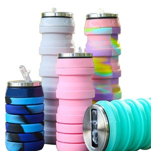 Recylable Silicone Water Bottle