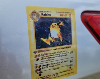 RAICHU - 14/62 - Fossil Set - Holo - Pokemon Card - Exc / Near