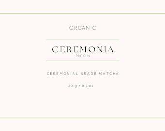 Organic Ceremonial Grade Matcha -- High Quality Ceremonial Grade Matcha from Kagoshima, Japan
