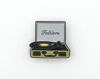 Taylor Swift Folklore Record Pin - Swiftie Eras Tour Enamel Pin