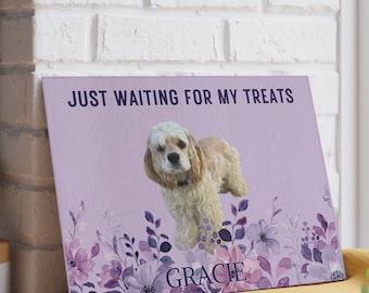 Custom Pet Cutting Board, Personalized Glass Cutting Board, Photo Gift, Humorous Gift, Gift for Chef, Kitchen Accessories, Dog Lover Gift