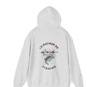 Fishing Hoodie, Personalized Fishing Sweater, Camping Gifts, Fishing Apparel, Valentine&#39;s Gift, Father&#39;s Day Gift, Birthday Gift, Angler
