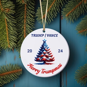 Ceramic Ornament Trump - Etsy