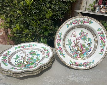 Vintage Coalport The Indian Tree Bone China Set of 2 Salad Vintage Coalport The Indian Tree Bone China Set of 2 Salad