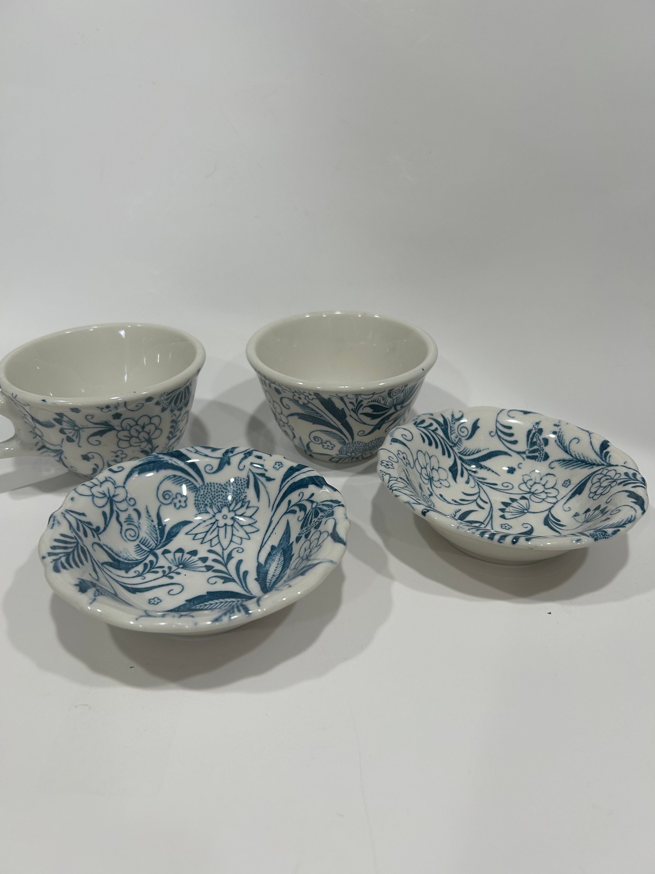 Vtg Syracuse China Mixed Lot Coffee Cup Custard 2 Bowls