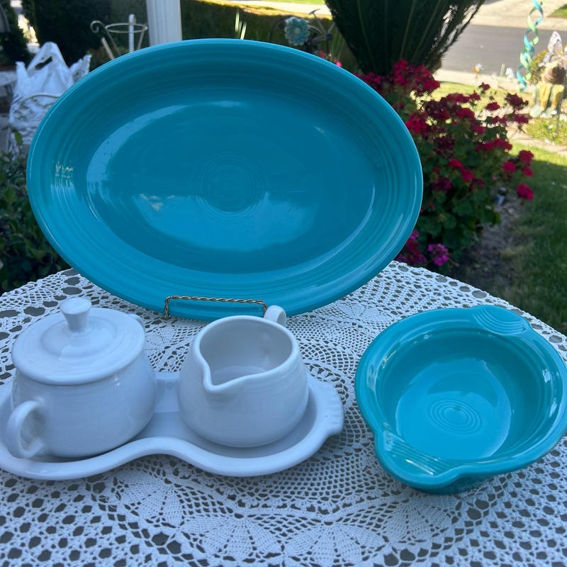Fiesta Cake Plate - Etsy
