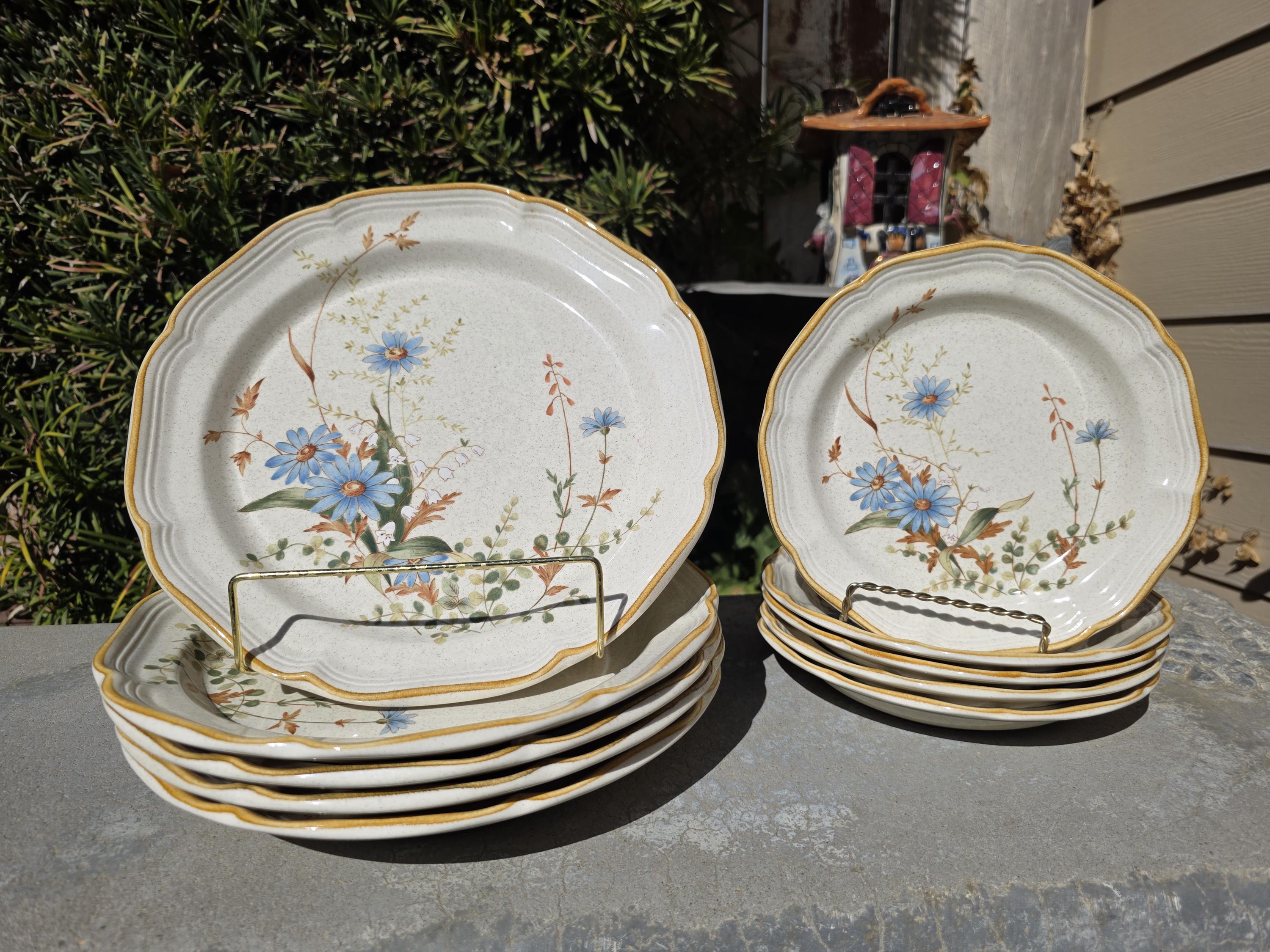 Vintage Mikasa Blue Daisies - Etsy