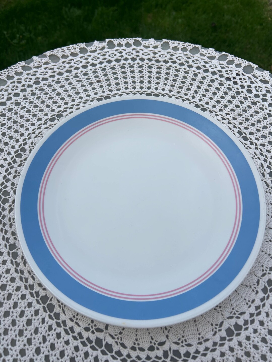 Vintage 3 Corelle Colonial Blue Pattern 10-1/4” Dinner Plates - Etsy