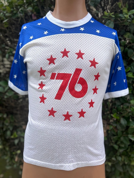 Rare 1976 Bicentennial Polyester Jersey Shirt
