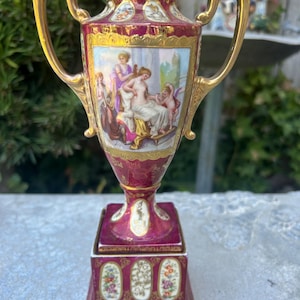 Dresden　ドレスデン　フラワーポット陶器 Dresden china vase - Etsy 日本