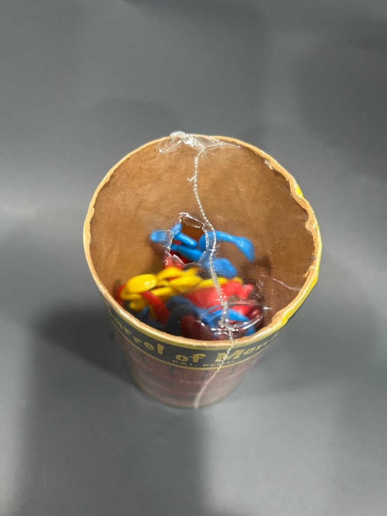 Vintage Dated 1965 Original Barrel of Monkeys Game Never Opened Made by