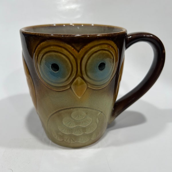 Vtg Owl 16oz Coffee Mug Made by Elite Couture