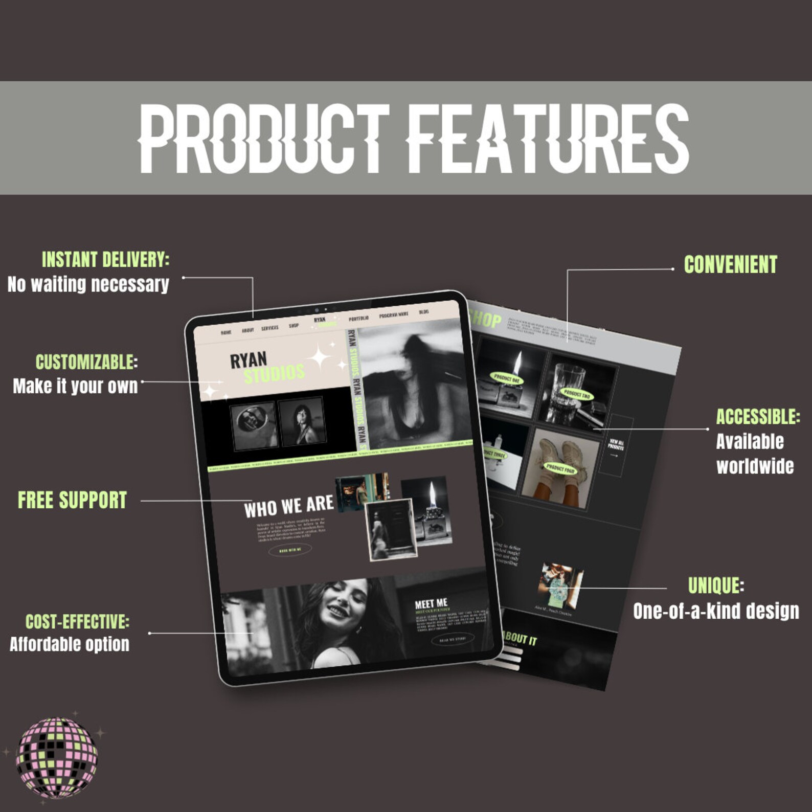 Showit Template, Showit Blog Template, Showit Template for Web Designer Showit Template, Showit Blog Template, Showit Template for Web Designer
