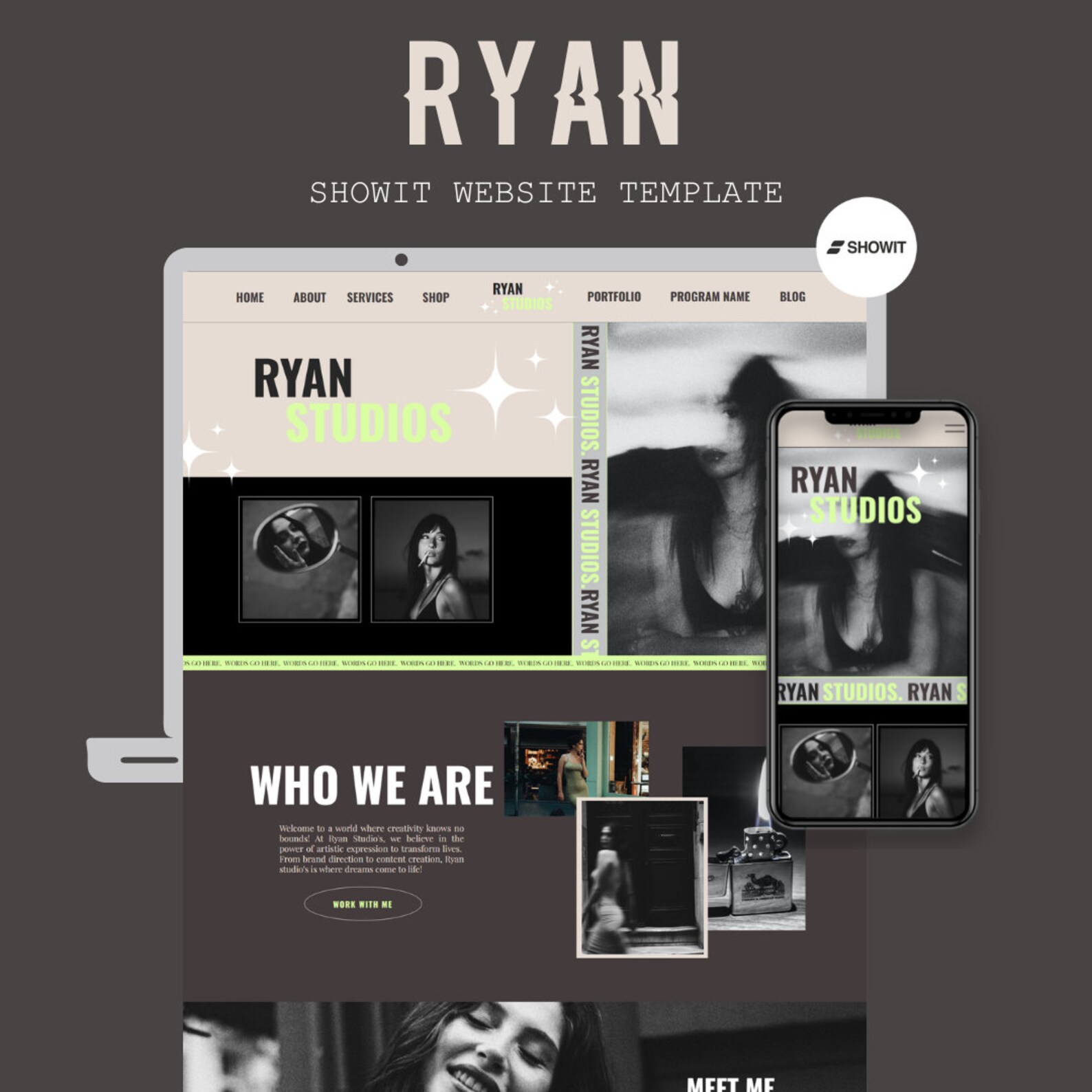 Showit Template, Showit Blog Template, Showit Template for Web Designer Showit Template, Showit Blog Template, Showit Template for Web Designer
