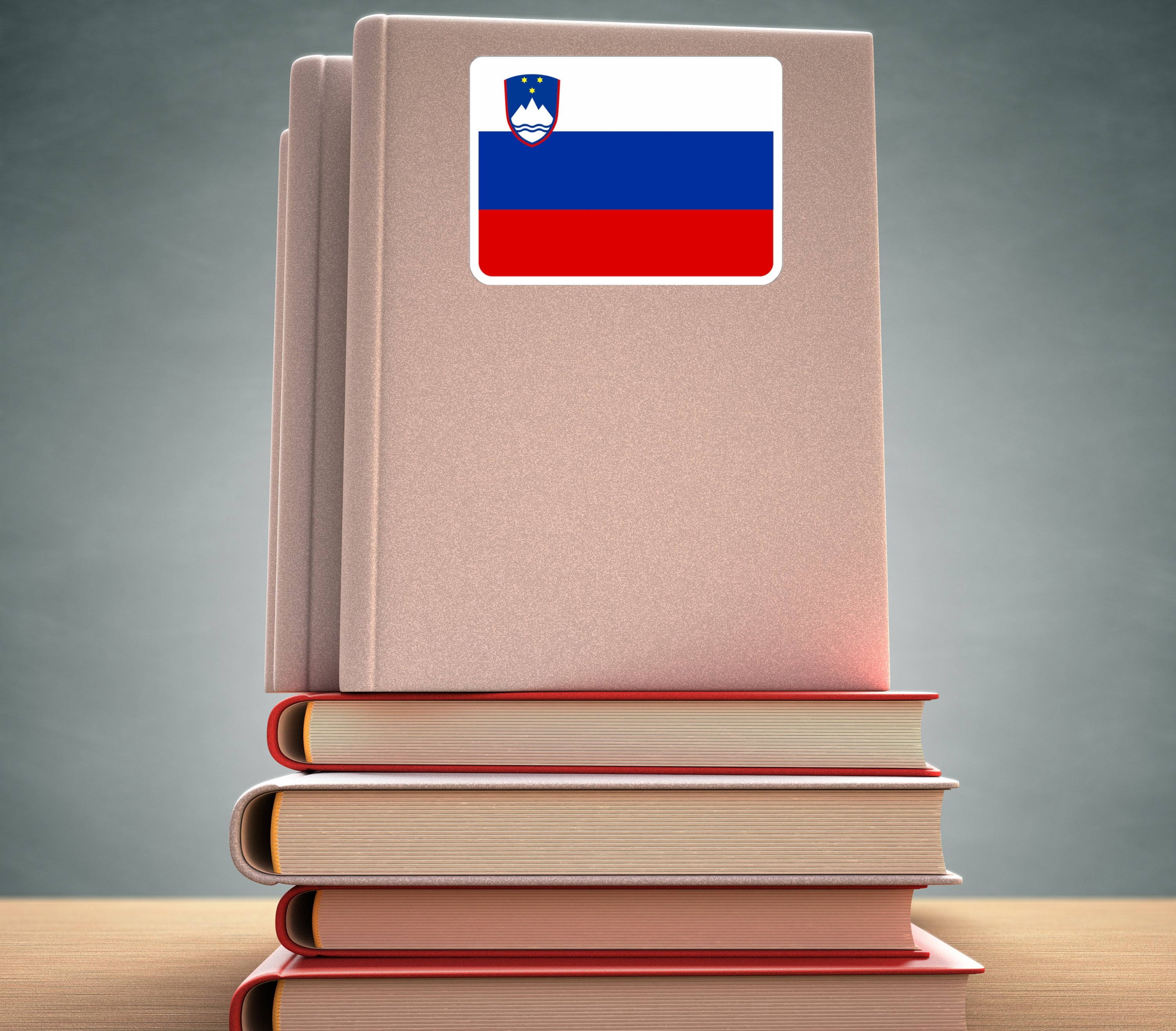 Made In Slovenia Icon. Stamp Sticker. Vector Illustration Stock