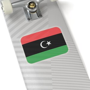 Patriotic Libya Flag Vinyl Sticker Decal for Home Decor, Exclusive ...