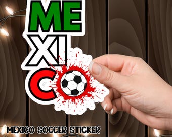 Mexican Soccer Sticker: Vinyl Decal - Mexico Fan Gift