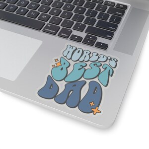 Personalisierter Vatertagsaufkleber: Strapazierfähiges Vinyl-Vatergeschenk Bild 4