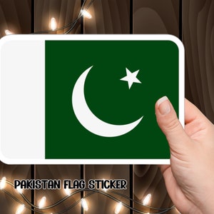 Pakistan Flag Vinyl Sticker: National Pride Decoration