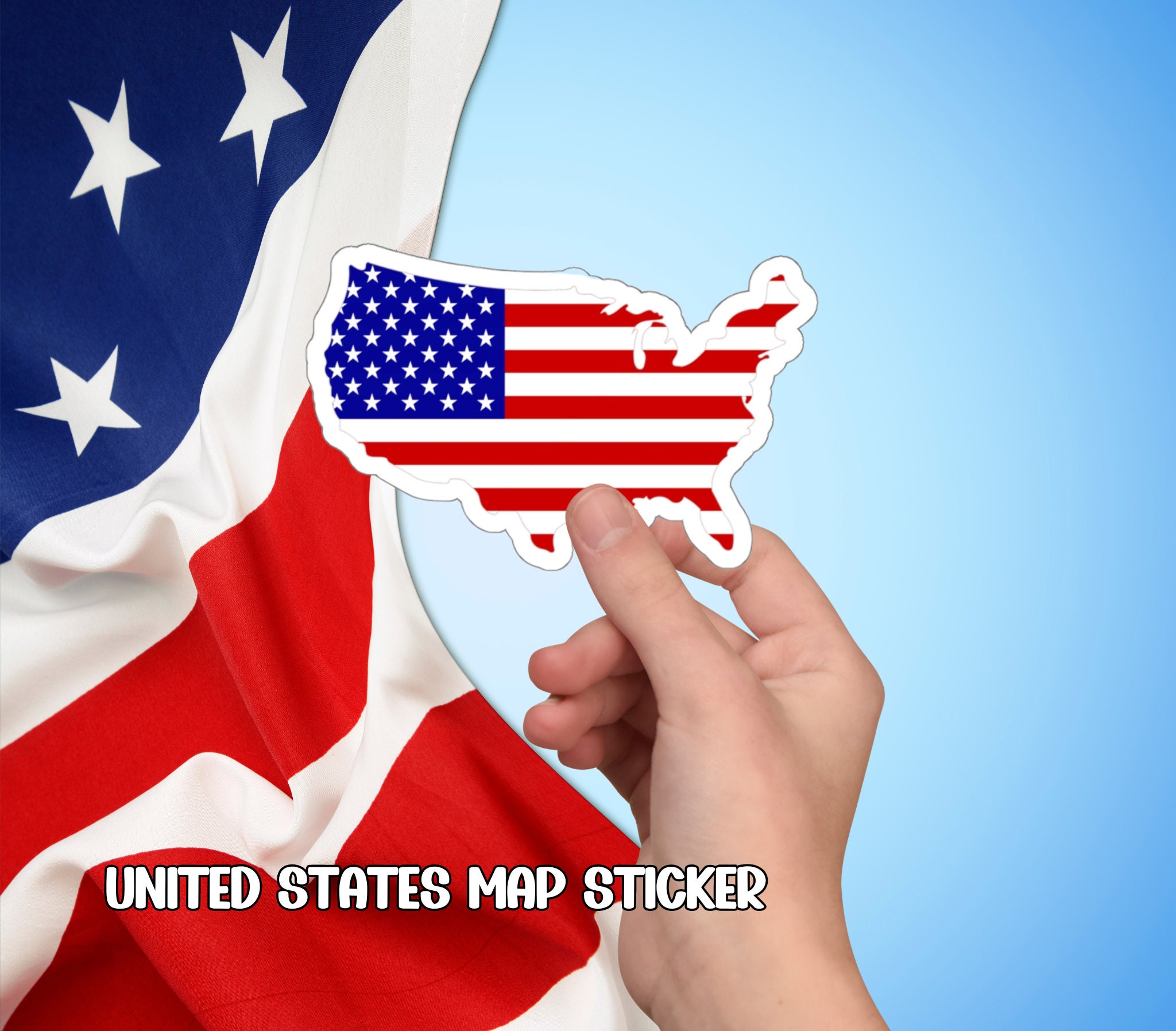 United States Map Sticker Gift - Il Fullxfull.5868955015 7vh2