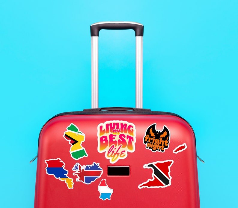 Trinidad & Tobago Vinyl Sticker, Island Vibes Map Sticker, Caribbean Map Decal, Trinidad and