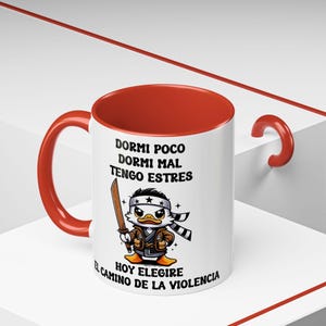 Funny Accent Coffee Mug, Unique Teacup, Quirky Gift, Sarcastic Duck Mug, Funny Gift Mug, Sarcastic Cup