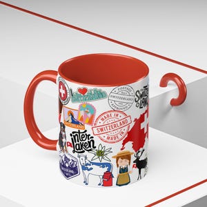 Swiss Travel Coffee Mug: Adventure Switzerland Gift
