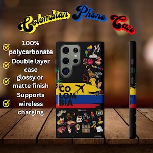 Colombian Flag Phone Case: Polycarbonate Protective Cover