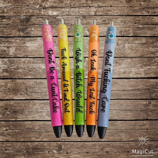 Swear Bear Pen Set [customizable]