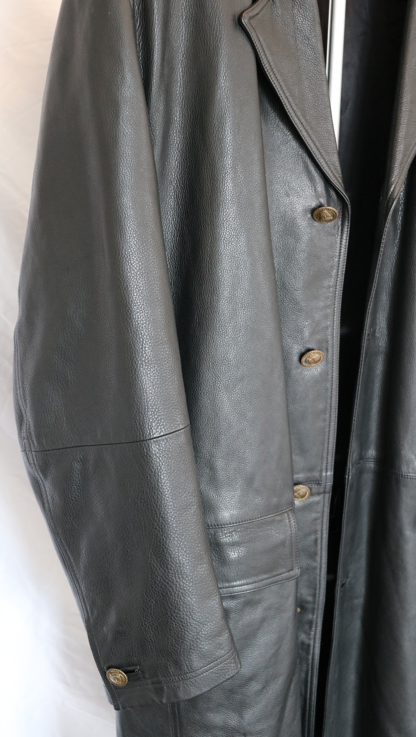 Original 90s Gianni Versace Leather Jacket Unisex - Etsy Original 90s Gianni Versace Leather Jacket Unisex - Etsy
