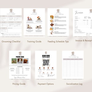 Dog Breeder Forms, Puppy Sale Contract, Dog Breeder Contract, Breeder Forms, Dog Whelping Charts, Whelping Records, Puppy Medical Records image 4
