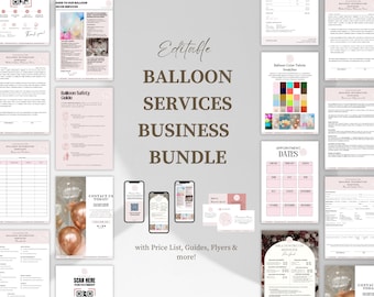 Editable Balloon Decor Contract Template, Balloon Artist Service Agreement, Balloon Decoration Service Agreement PDF