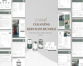 Cleaning Services Contract, Cleaning Service Bundle, Cleaning Service Agreement, Cleaning Service Intake Form, Cleaning Business Bundle