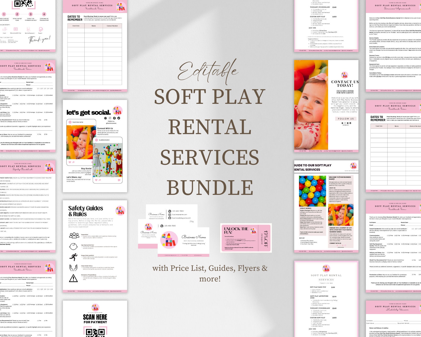 Soft Play Rental Agreement, Bounce House Rental Agreement, Inflatables ...