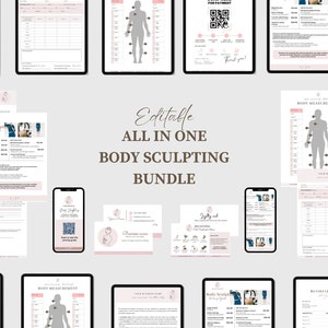 Esthetician Forms, Body Sculpting Forms, Body Shaping Forms, Med Spa Intake Forms, Body Contouring Form, Body Shaping Consent,Fat Cavitation