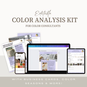 Color Analysis, Color Analysis Kit, Color Analysis Find Your Season, Color Analysis Business, Color Analyst and Consultants, CANVA