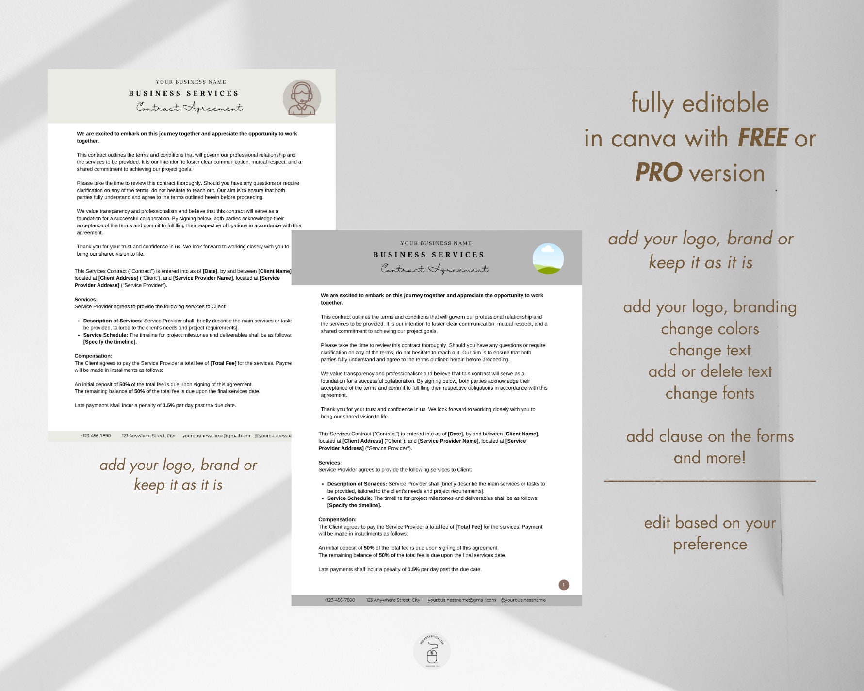 HOW TO CREATE A CONTRACT FOR SERVICES visual data 3