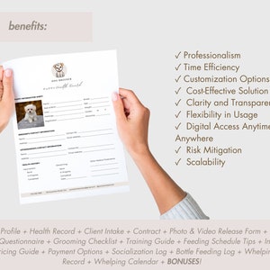 Dog Breeder Forms, Puppy Sale Contract, Dog Breeder Contract, Breeder Forms, Dog Whelping Charts, Whelping Records, Puppy Medical Records image 7